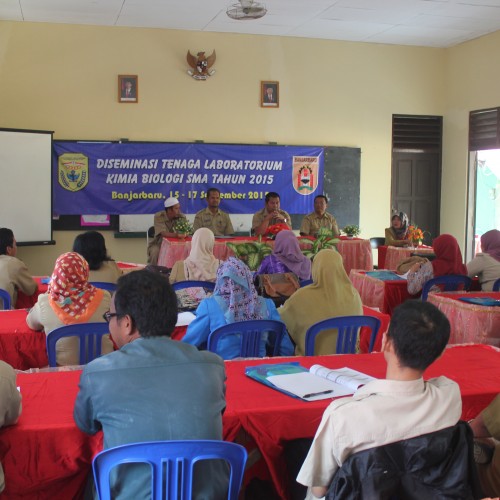 SMAGA Gelar Desiminasi Kimia-Biologi se Kota Banjarbaru
