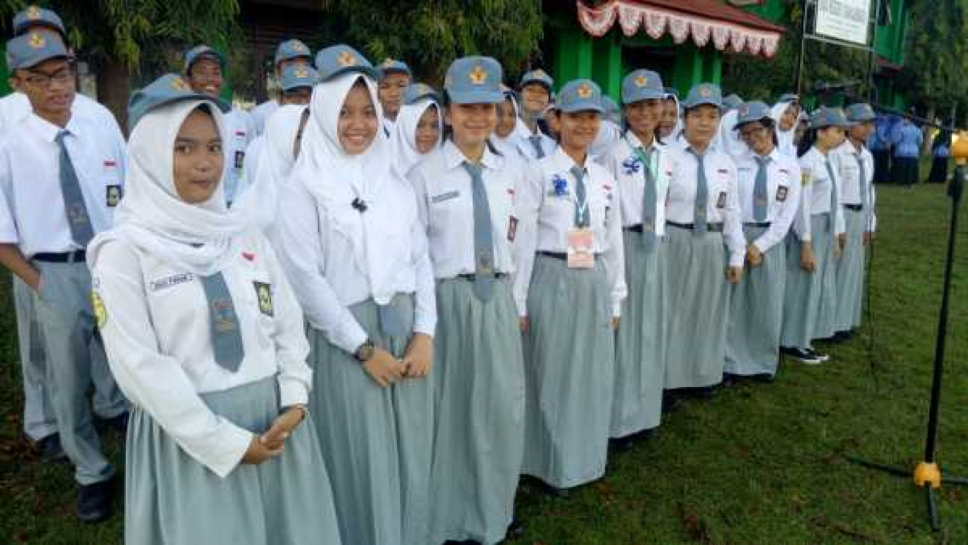 Upacara 17 Agustus 2016 di SMA Negeri 3 Banjarbaru