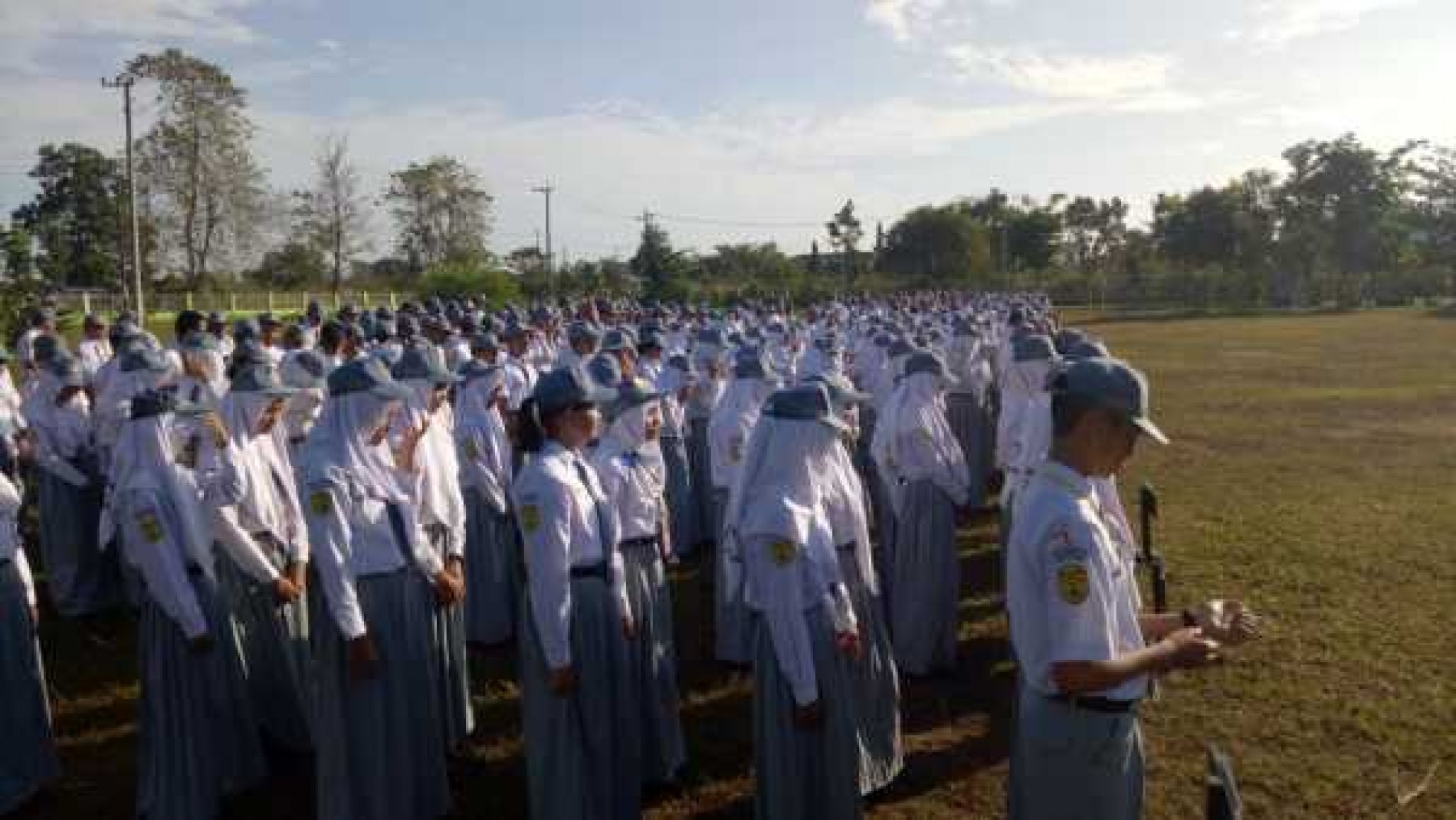 Upacara 17 Agustus 2016 di SMA Negeri 3 Banjarbaru