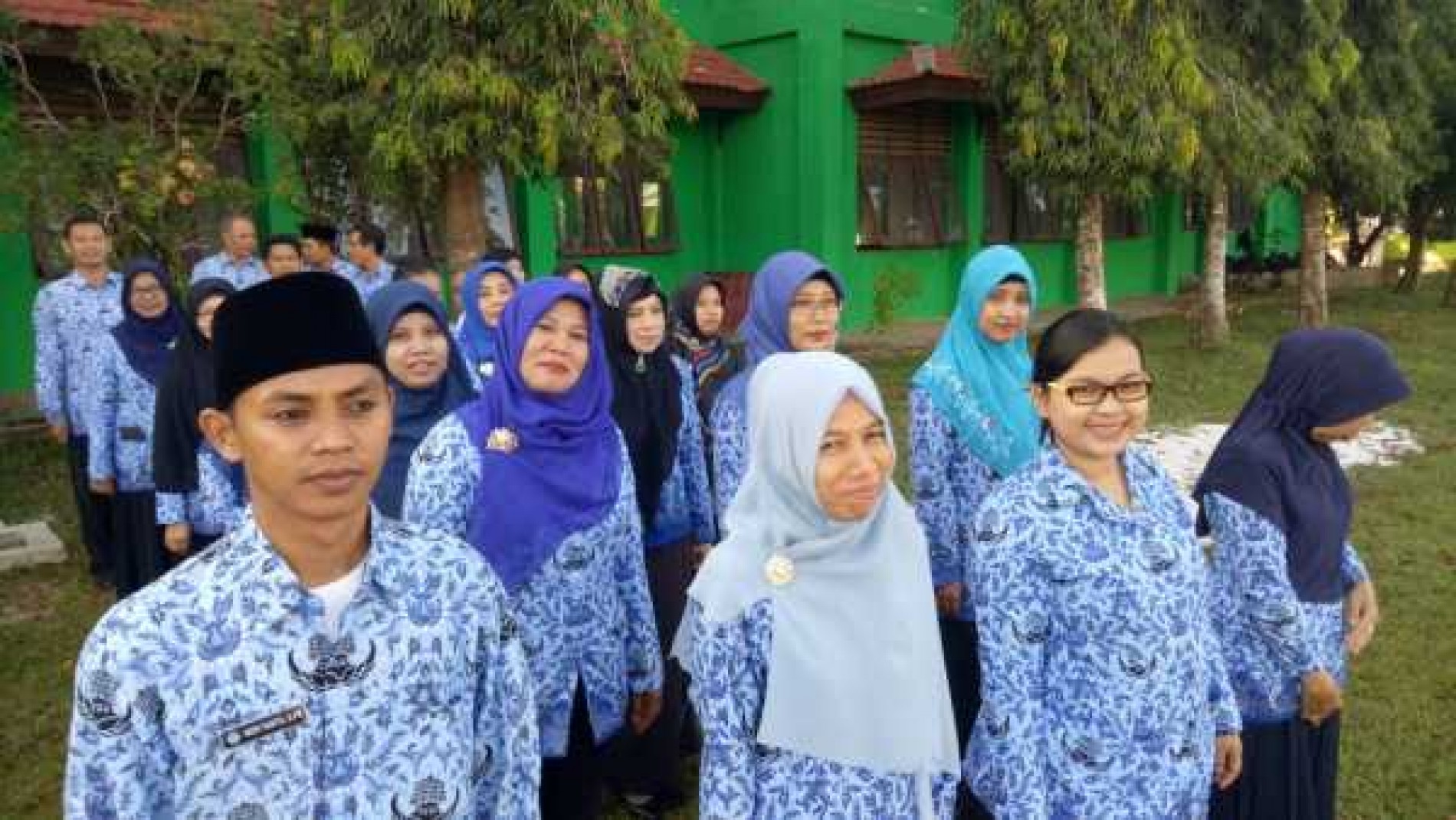 Upacara 17 Agustus 2016 di SMA Negeri 3 Banjarbaru