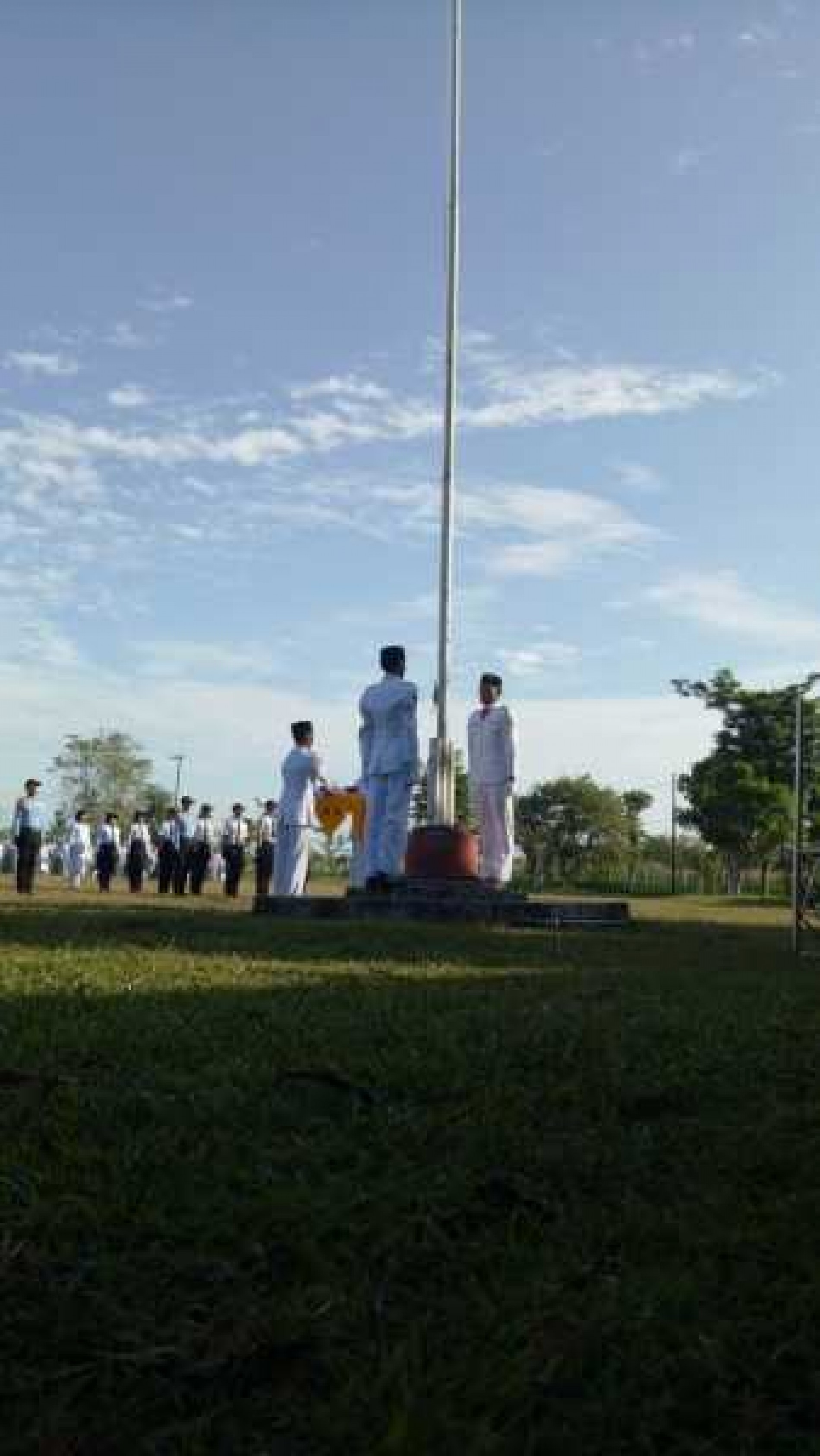 Upacara 17 Agustus 2016 di SMA Negeri 3 Banjarbaru