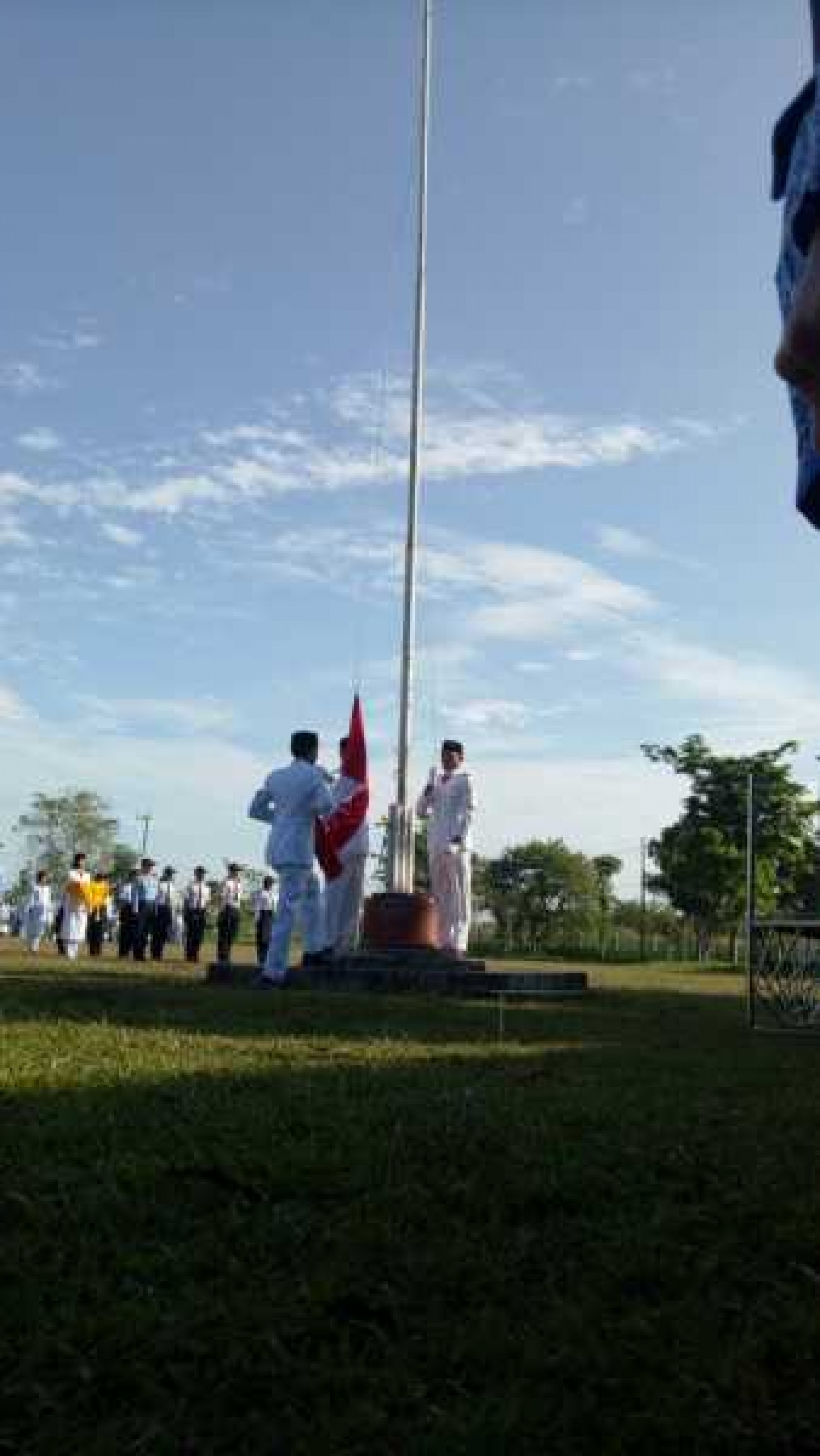 Upacara 17 Agustus 2016 di SMA Negeri 3 Banjarbaru