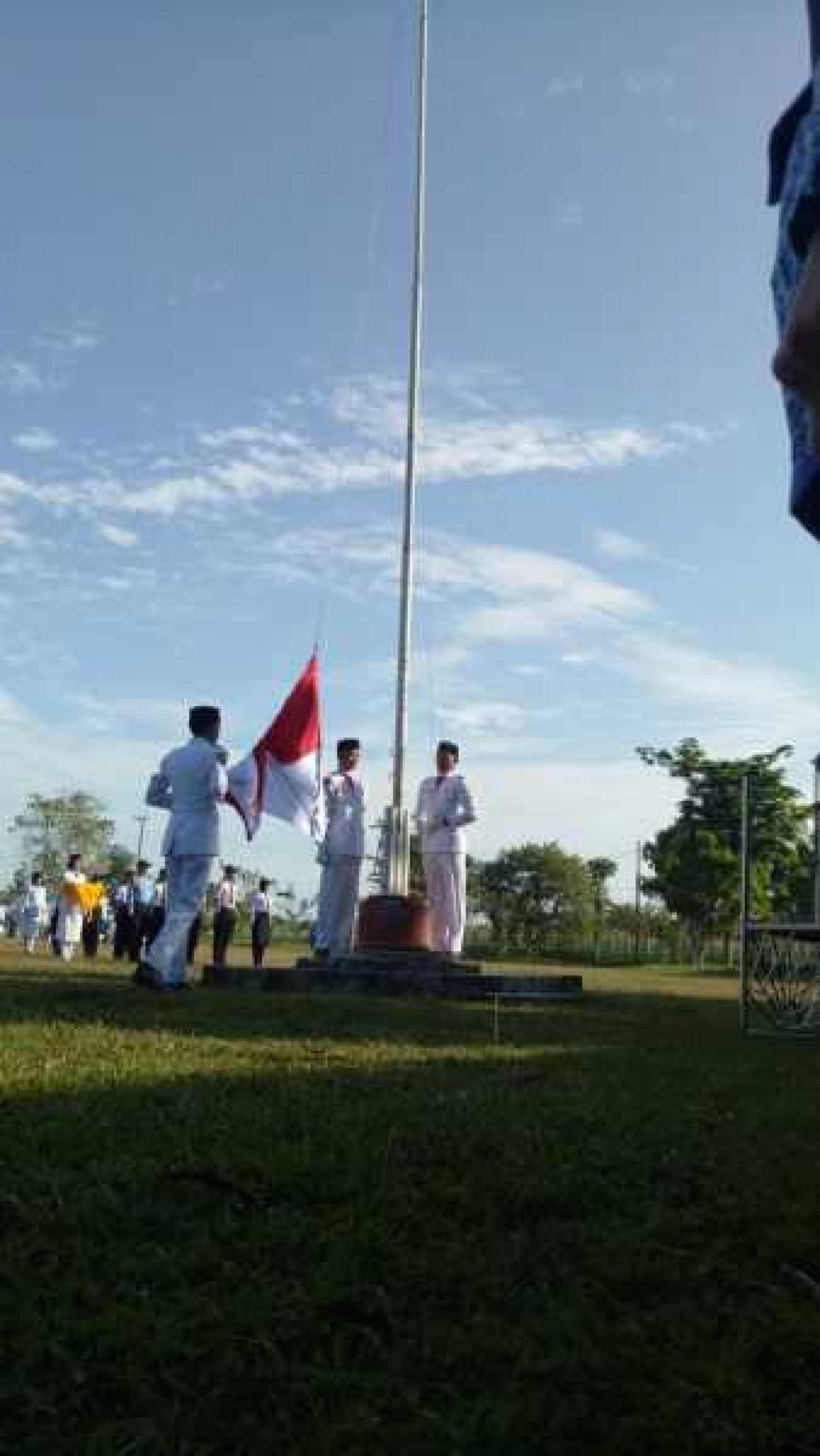 Upacara 17 Agustus 2016 di SMA Negeri 3 Banjarbaru