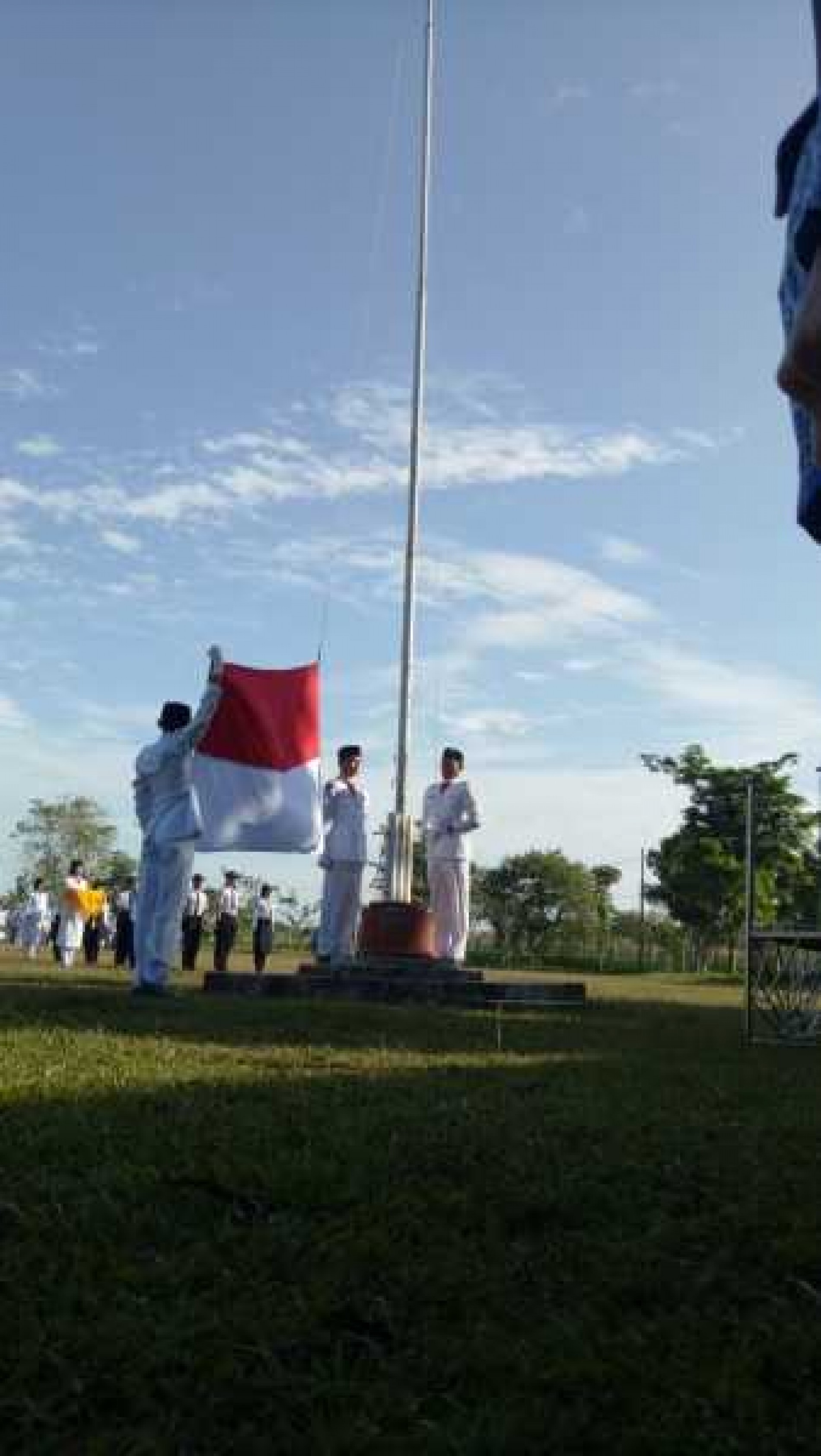 Upacara 17 Agustus 2016 di SMA Negeri 3 Banjarbaru