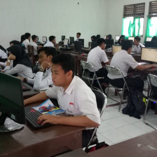 TryOut UN Kota Banjarbaru memakai sistem CBT