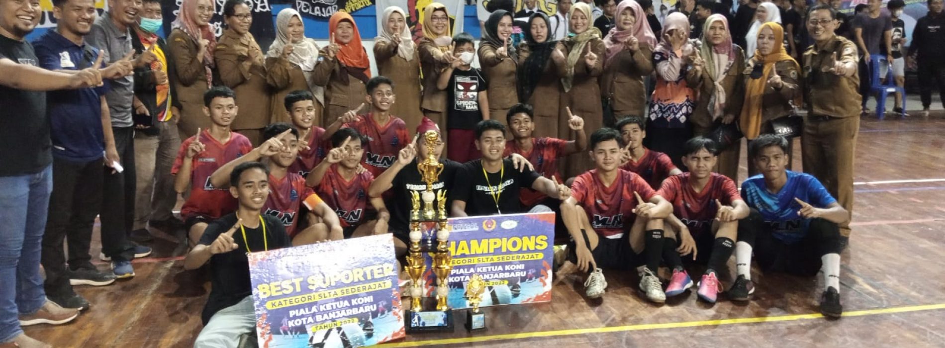 Lagi Prestasi Ditorehkan Tim Futsal SMAGA Banjarbaru