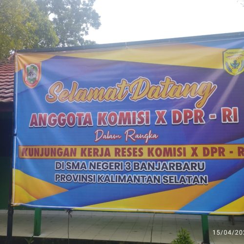 Kunjungan Kerja Reses  Komisi X DPR RI di SMAN 3 Banjarbaru