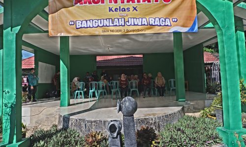 Aksi Nyata P5: Bangunlah Jiwa Raga SMAN 3 Banjarbaru