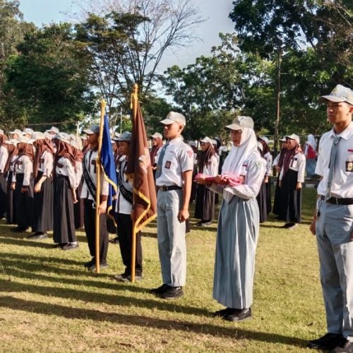 Pelantikan dan Serah Terima Jabatan Ketua OSIS dan MPK SMAN 3 Banjarbaru