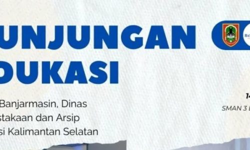 KUNJUNGAN EDUKASI TIM JURNALISTIK SMAN 3 BANJARBARU KE RADAR BANJARMASIN DAN DINAS PERPUSTAKAAN DAN ARSIP PROVINSI KALIMANTAN SELATAN