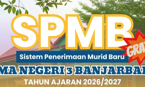 Pengumuman Resmi SPMB SMAN 3 Banjarbaru Tahun Ajaran 2026/2027