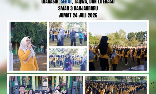“Jumat Bastari di SMAN 3 Banjarbaru: Menumbuhkan Budaya Literasi”