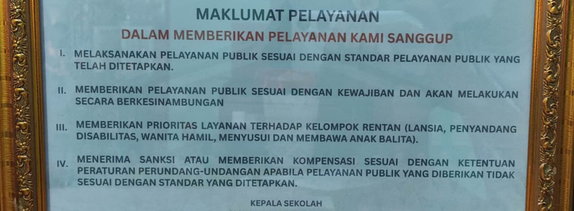 SMAN 3 Banjarbaru Teguhkan Komitmen Pelayanan Publik Melalui Maklumat Pelayanan