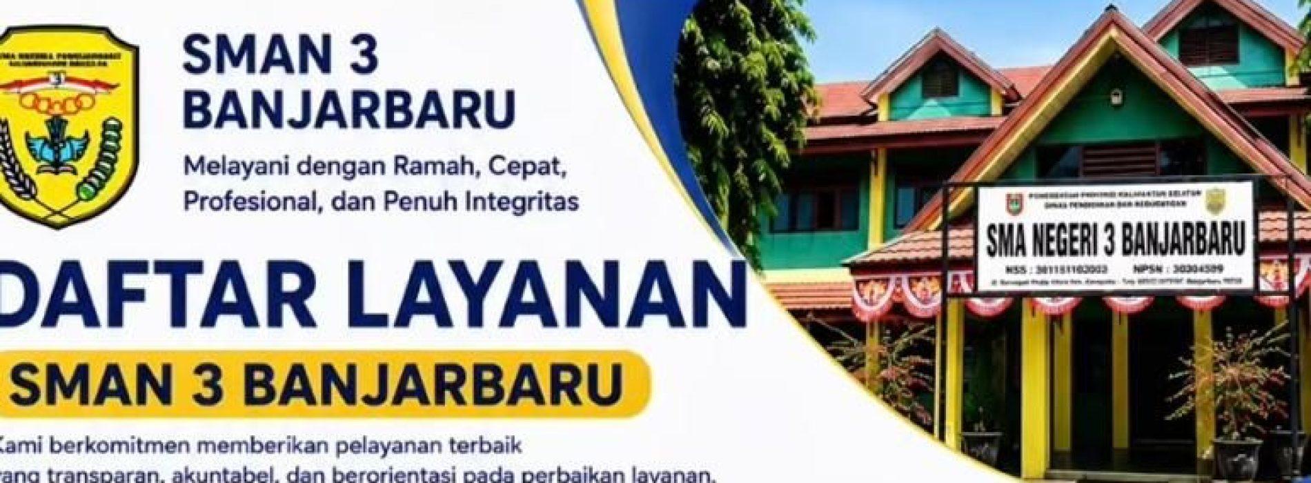“SINERGI BERSAMA, TINGKATKAN PELAYANAN PUBLIK: FORUM KONSULTASI PUBLIK SMAN 3 BANJARBARU”